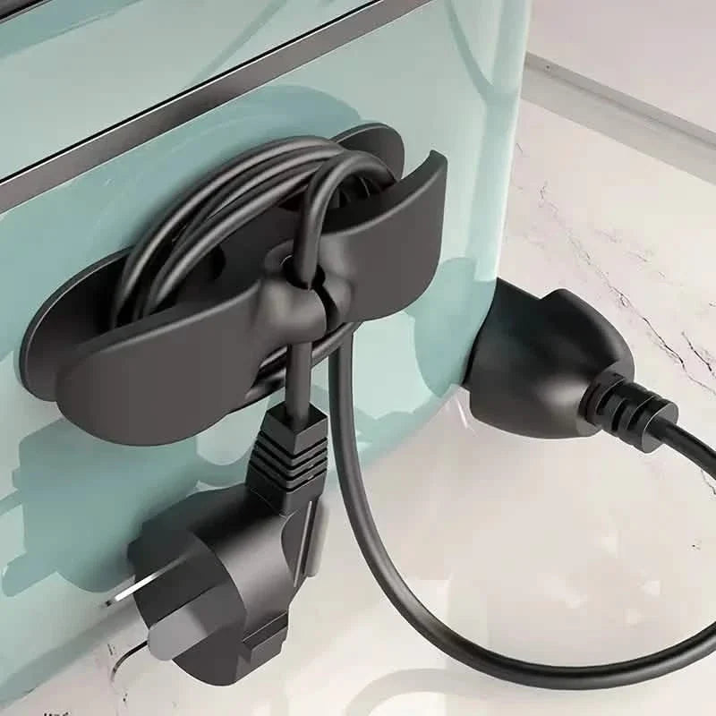 2-Piece: Wire Cord Organizer Holder