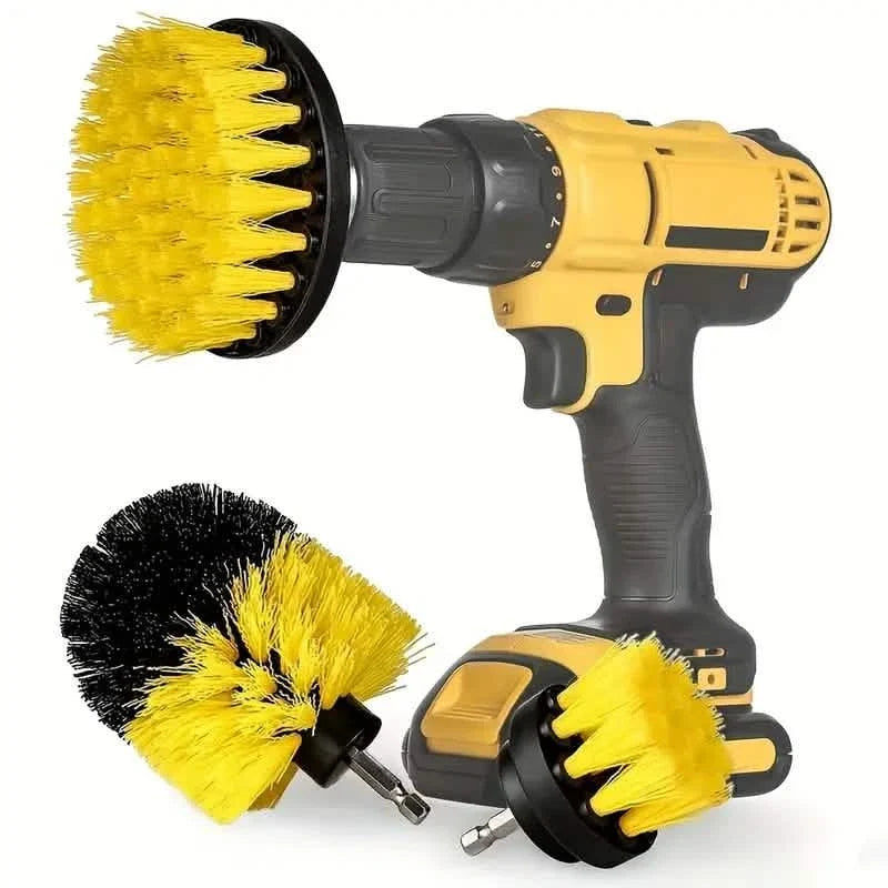 Power Scrubber Drill Brush Set – 3 Piece