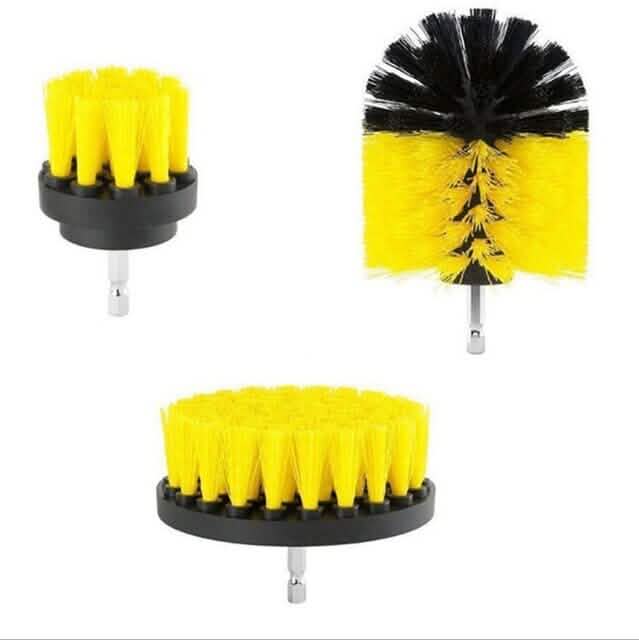 Power Scrubber Drill Brush Set – 3 Piece
