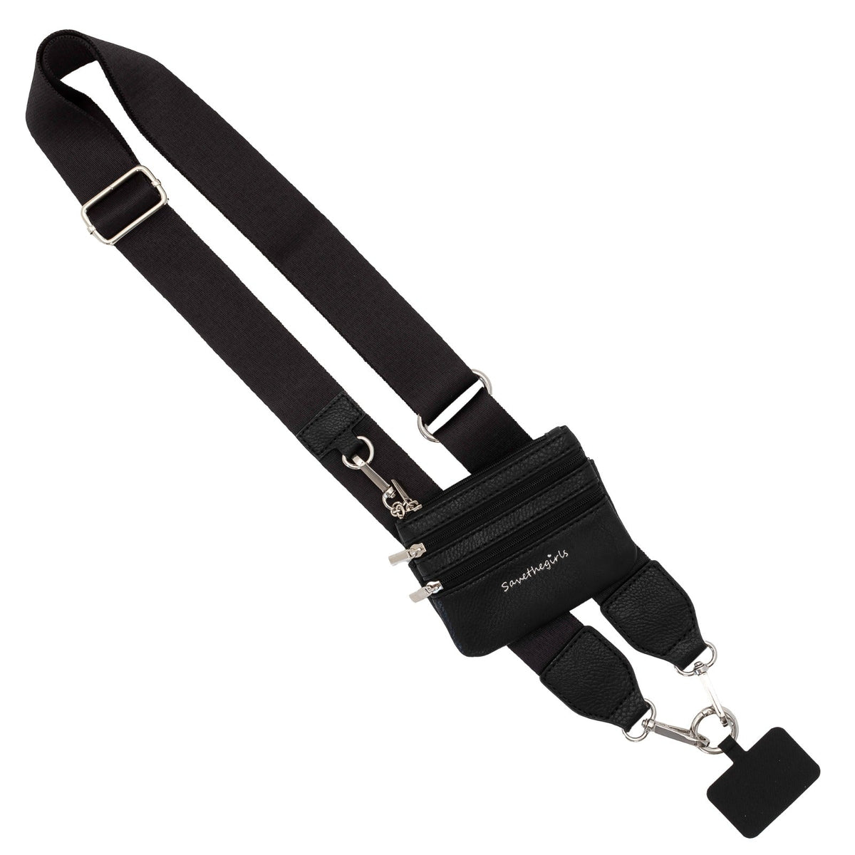 Clip & Go Crossbody Strap + Zipper Pouch