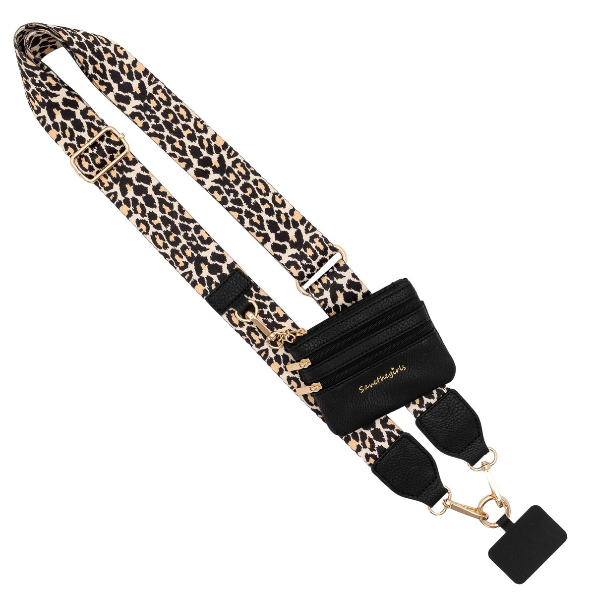 Clip & Go Crossbody Strap + Zipper Pouch