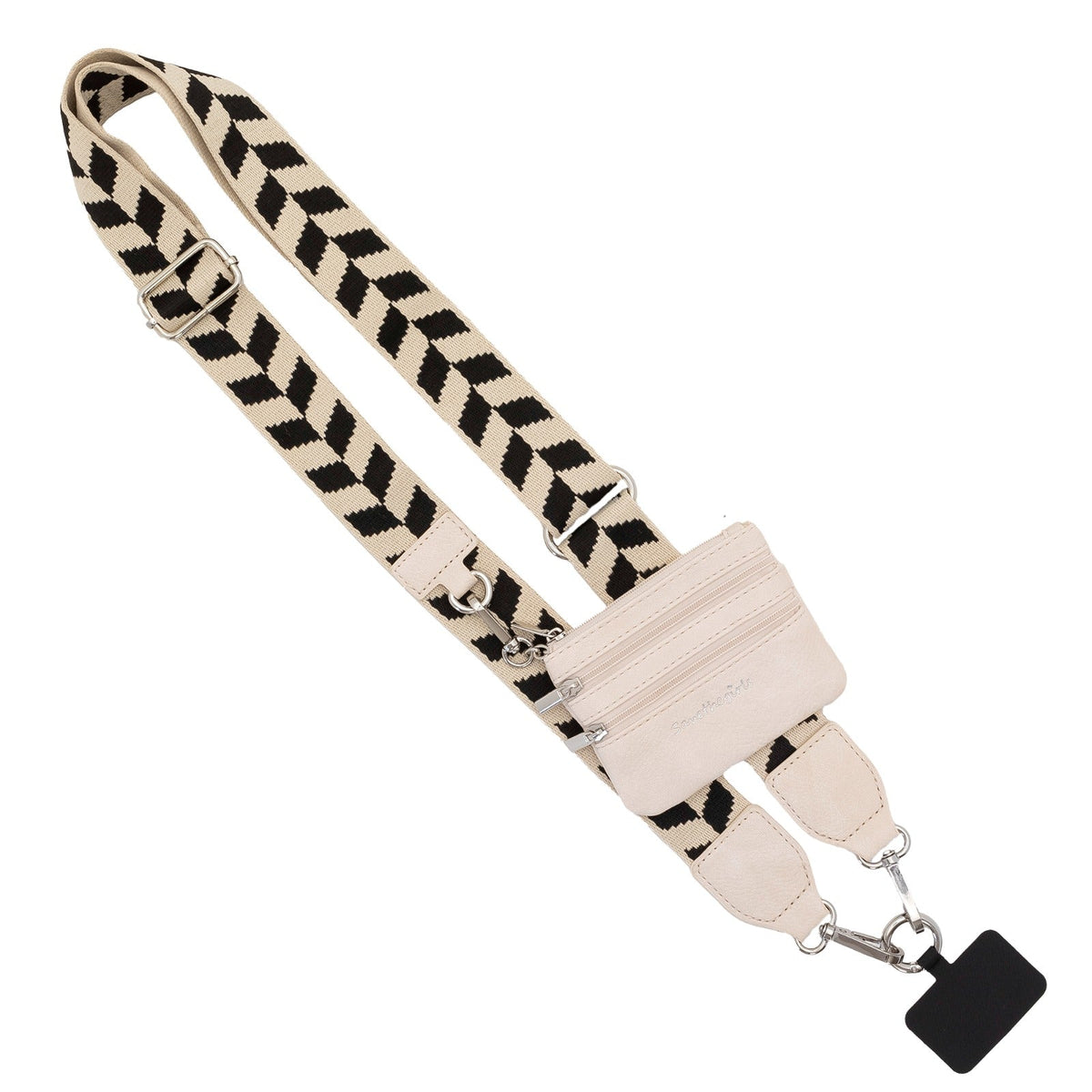 Clip & Go Crossbody Strap + Zipper Pouch