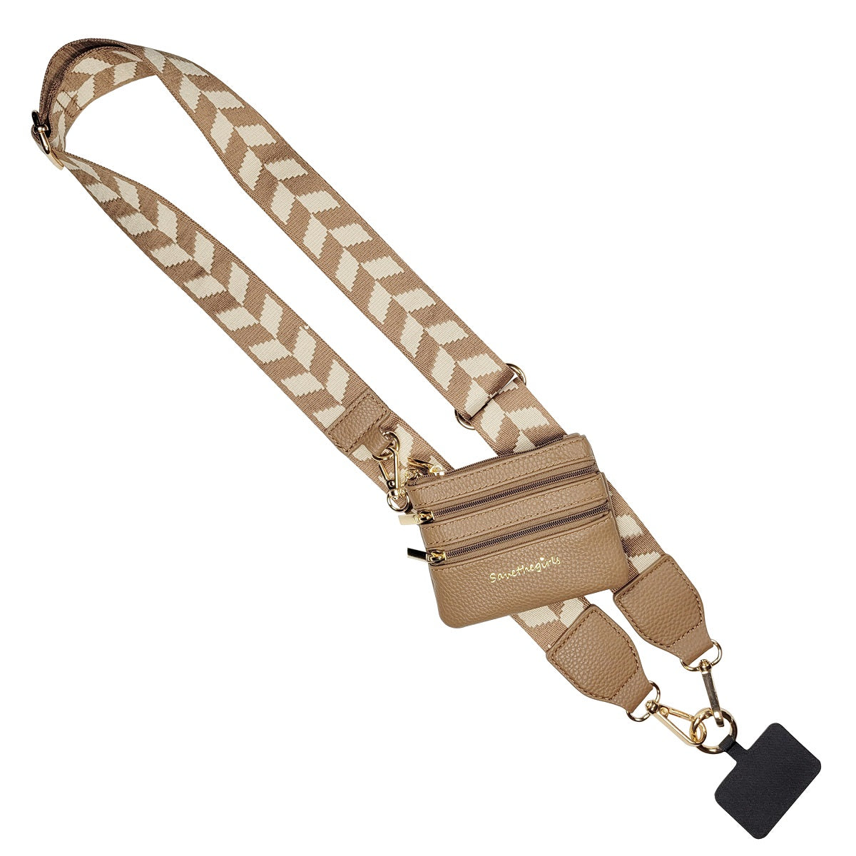 Clip & Go Crossbody Strap + Zipper Pouch