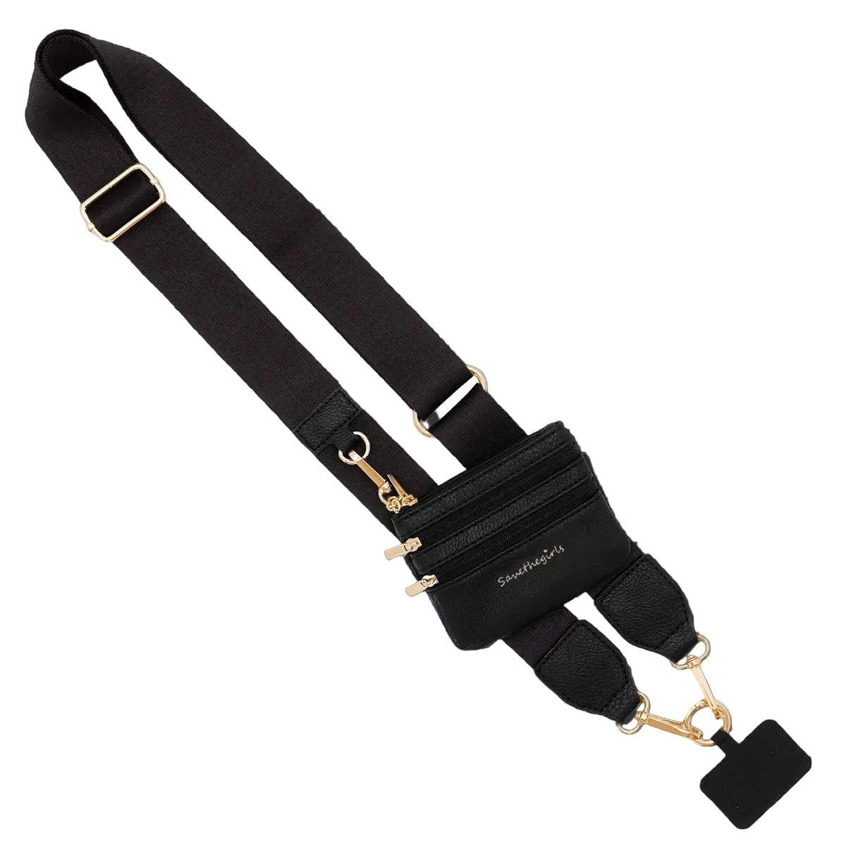 Clip & Go Crossbody Strap + Zipper Pouch