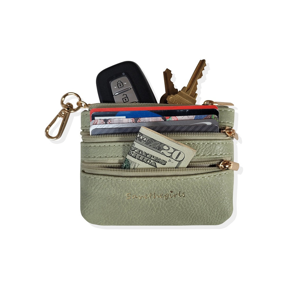 Clip & Go Crossbody Strap + Zipper Pouch