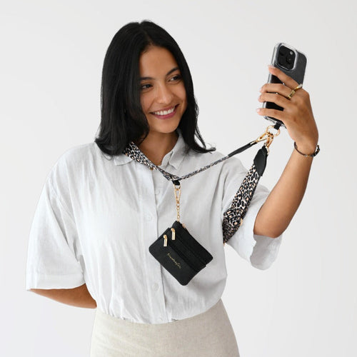 Clip & Go Crossbody Strap + Zipper Pouch