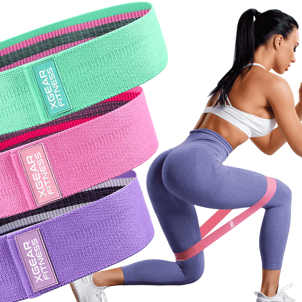 Hip & Glute Exercise Bands - Set of 3